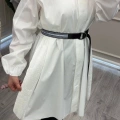 Misswhence 39305 Beyaz Kemerli Tunik