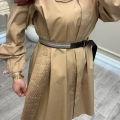 Misswhence 39305 Camel Kemerli Tunik