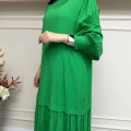 Nuss Triko 23K2005 Yeşil Elbise
