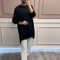 Nuss Triko 25Y3009 Siyah Tunik