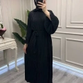 Nuss Triko 26Y2051 Siyah Elbise