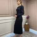 Tiara 261248 Siyah Taşlı Abiye