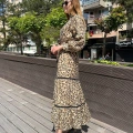 Venöve 25SSELB0002 Leopar Masha Elbise