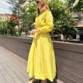 Venöve 25SSELB0028 Sarı Lily Elbise