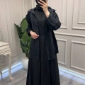 Venöve 26SSELB0025 Siyah Reggıe Elbise