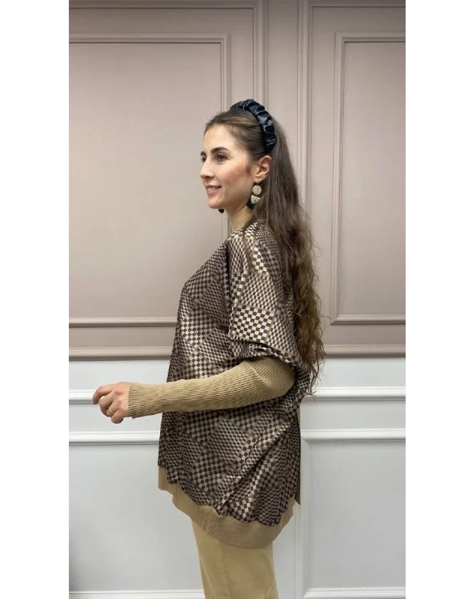 İnvee 6248 Camel Rayon Tunik