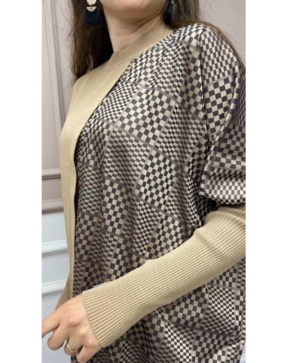 İnvee 6248 Camel Rayon Tunik