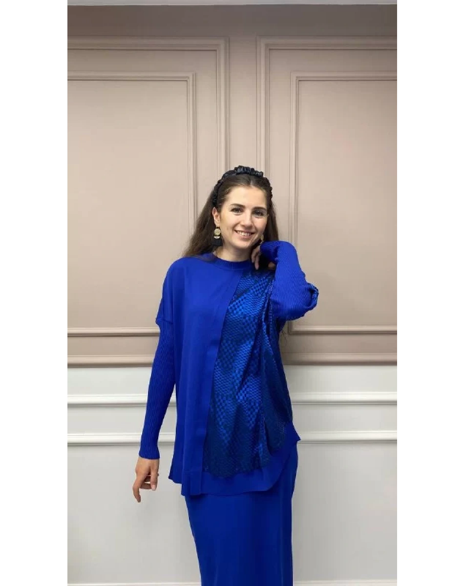 İnvee 6248 Sax Rayon Tunik