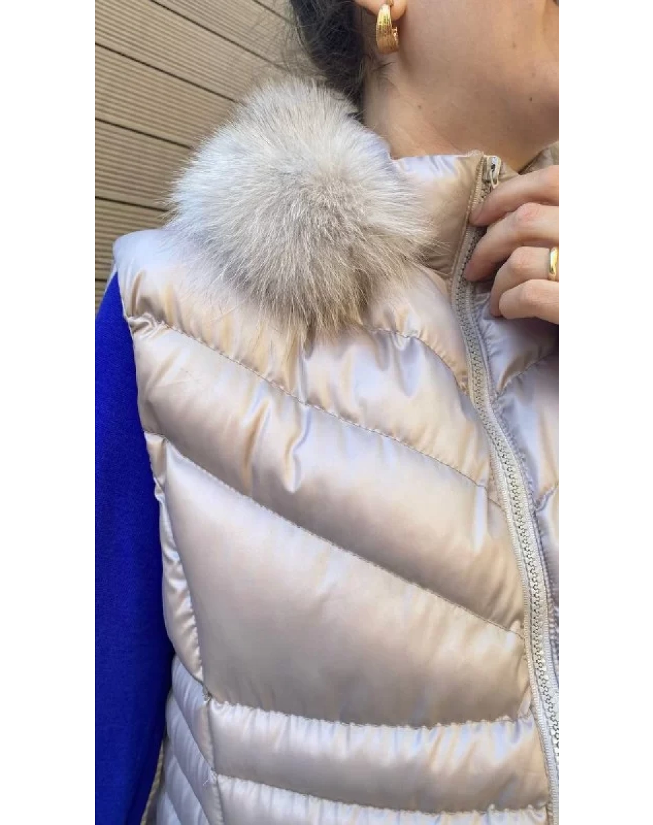 İnvee 6836 Vizon Kürklü Yelek