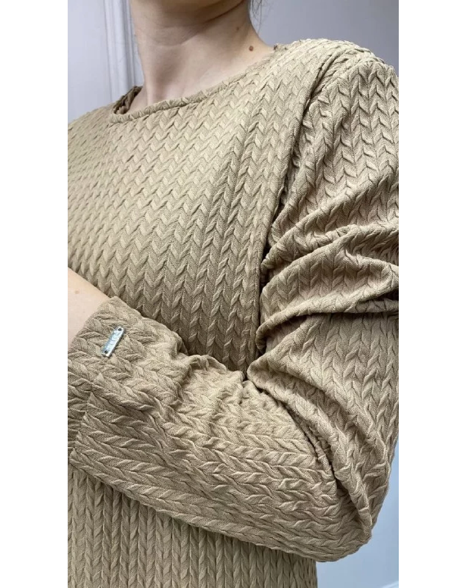 İnvee 6856 Camel Elbise