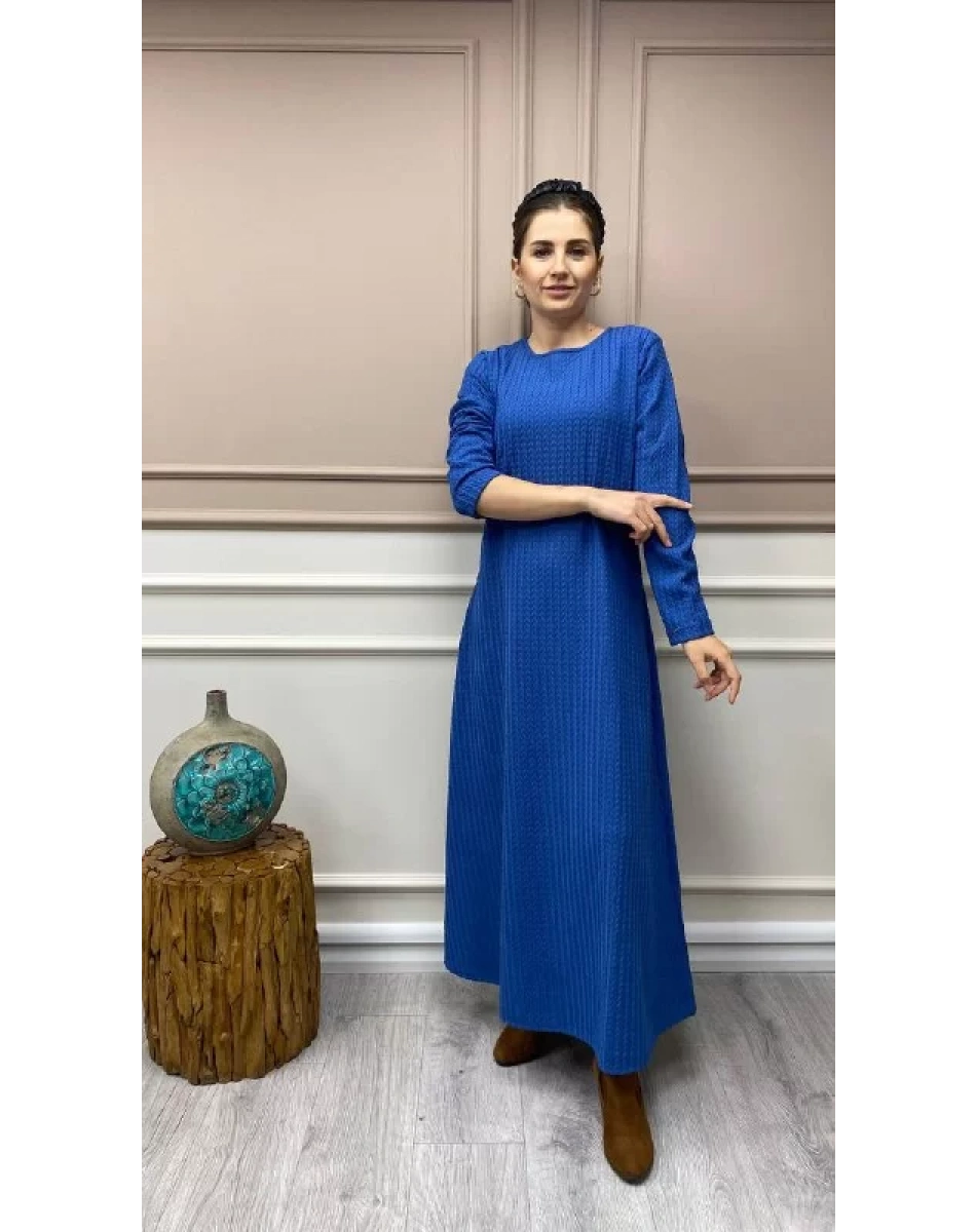 İnvee 6856 İndigo Elbise