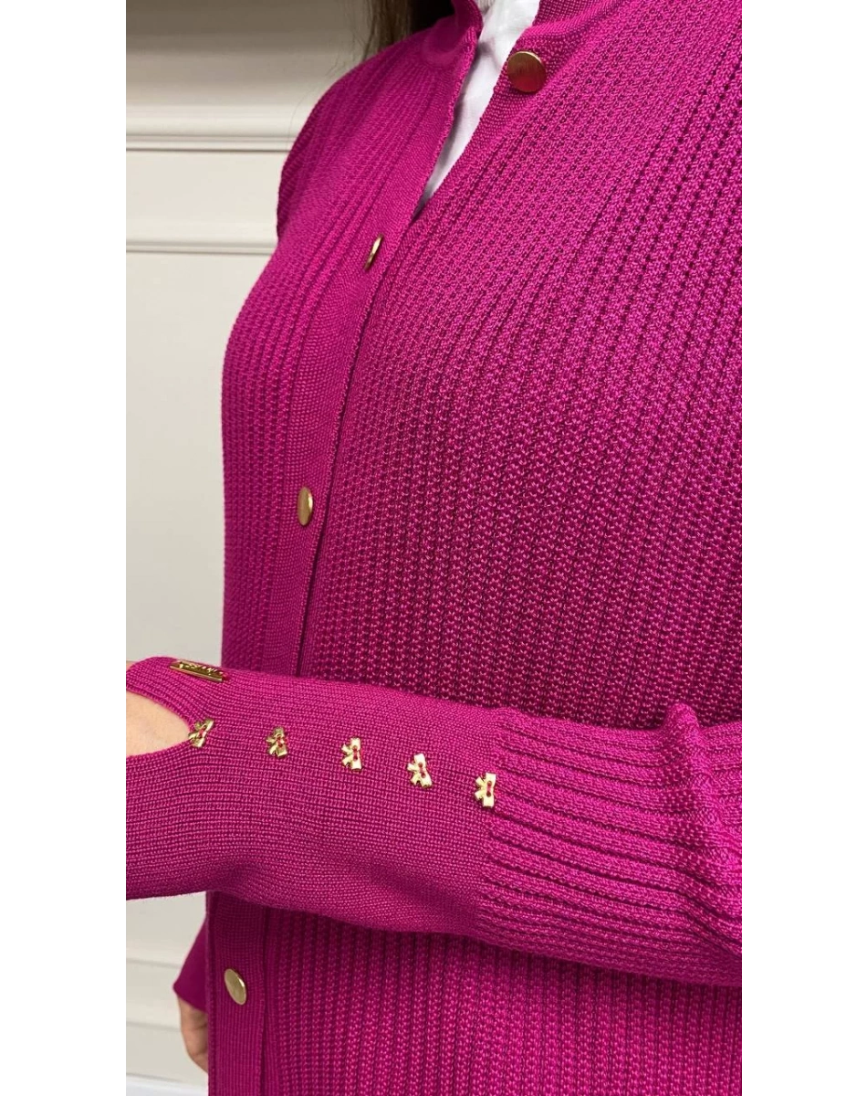 İnvee 6863 Fuşya Hırka