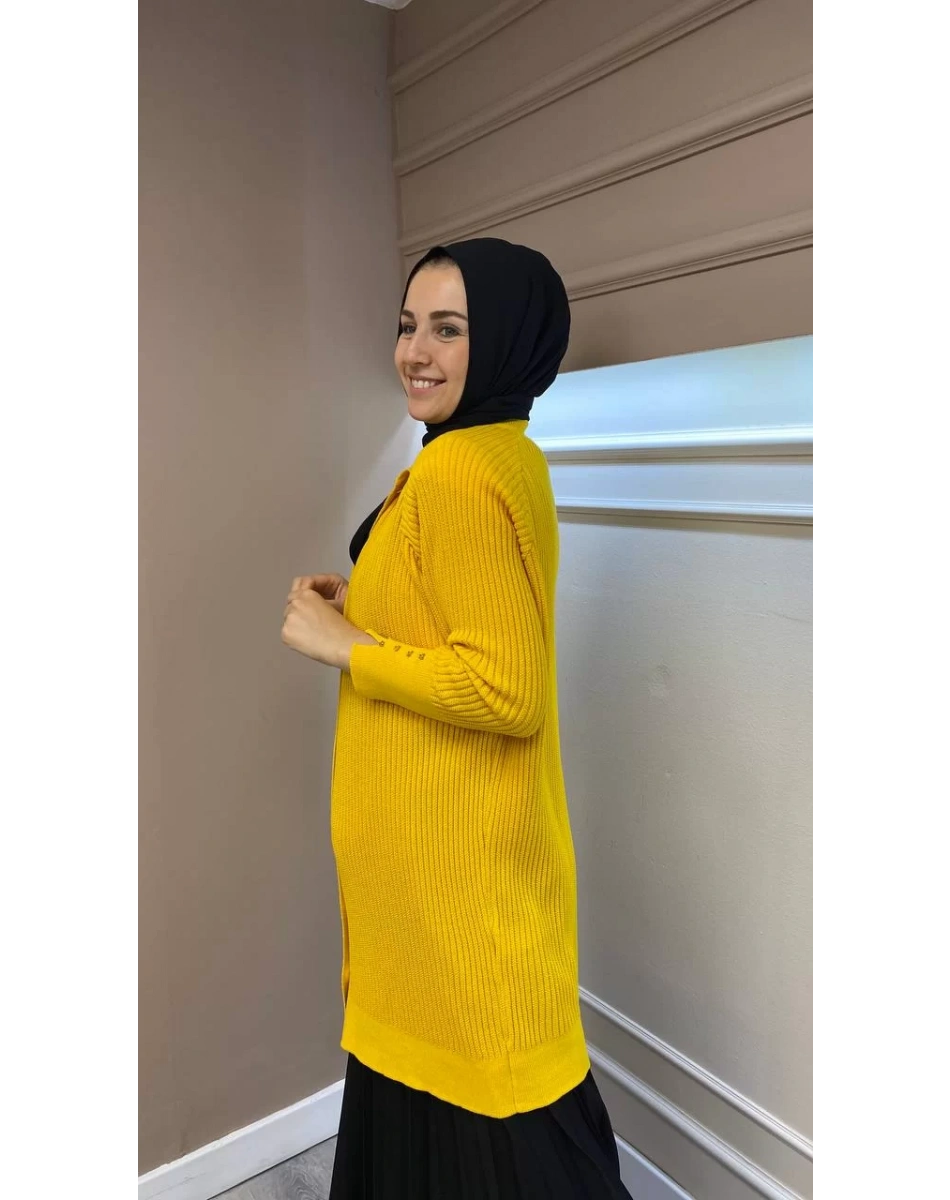 İnvee 6863 Sarı Hırka