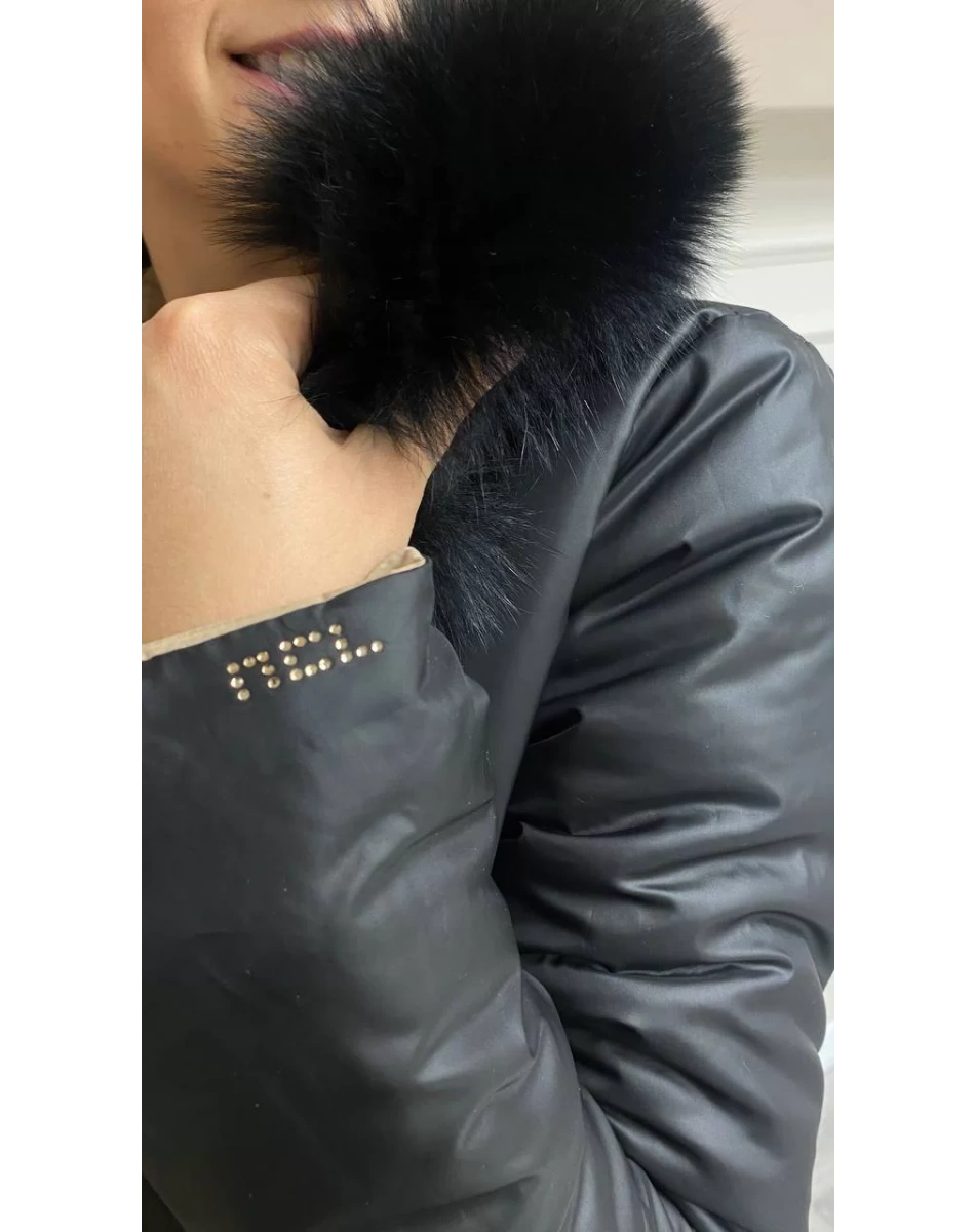 Ncl 22546 Siyah-Vizon Çift Taraflı Reflektörlü Kaban