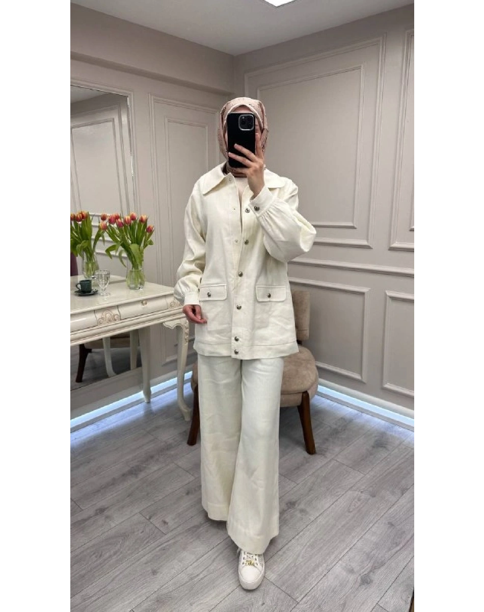 Exquise E26Y06205041 Krem Delancy-Rebeca Takım