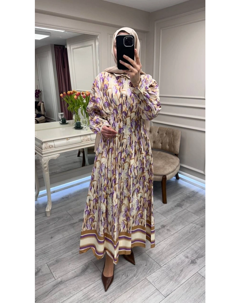 Exquise E26Y06218270 Çok Renkli Delmare Elbise