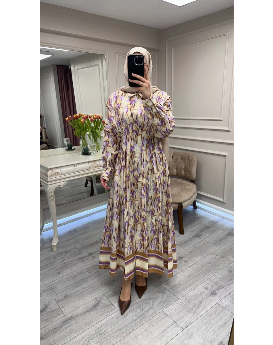 Exquise E26Y06218270 Çok Renkli Delmare Elbise