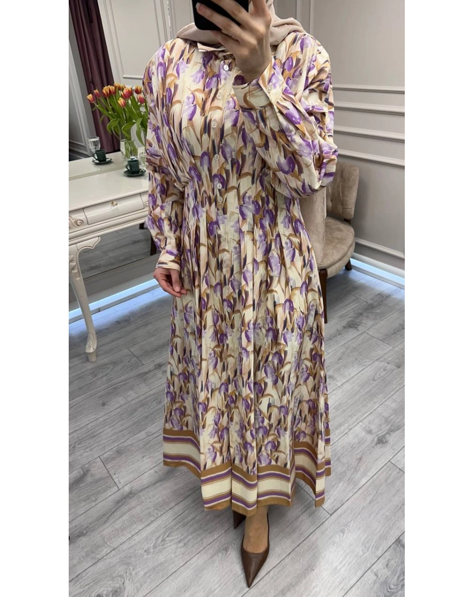 Exquise E26Y06218270 Çok Renkli Delmare Elbise