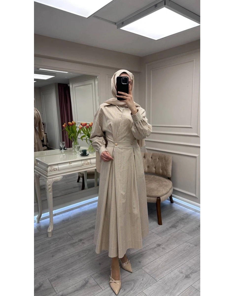 Exquise E26Y06218003 Çok Renkli Kaitlynn Elbise