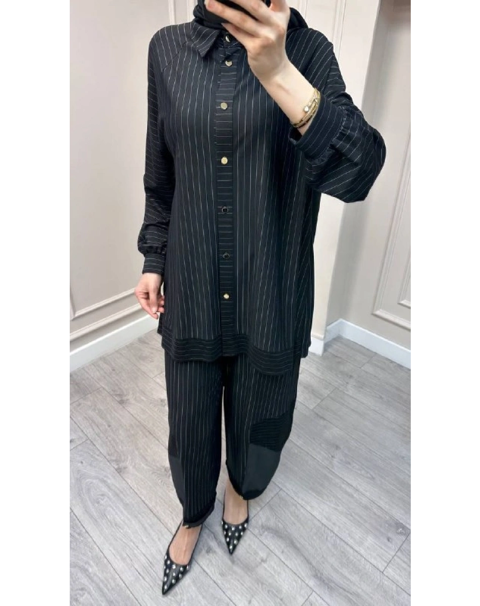 Ghisa 3610T9141 Siyah Çizgili Takım