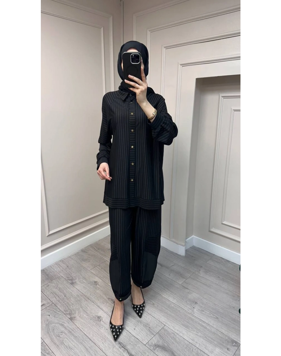 Ghisa 3610T9141 Siyah Çizgili Takım