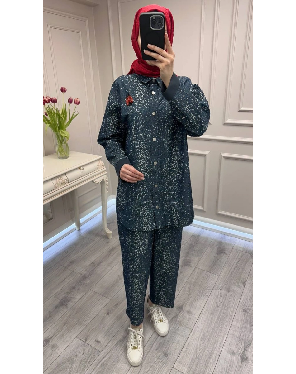 Ghisa 3610T9168 Gri Desenli Takım