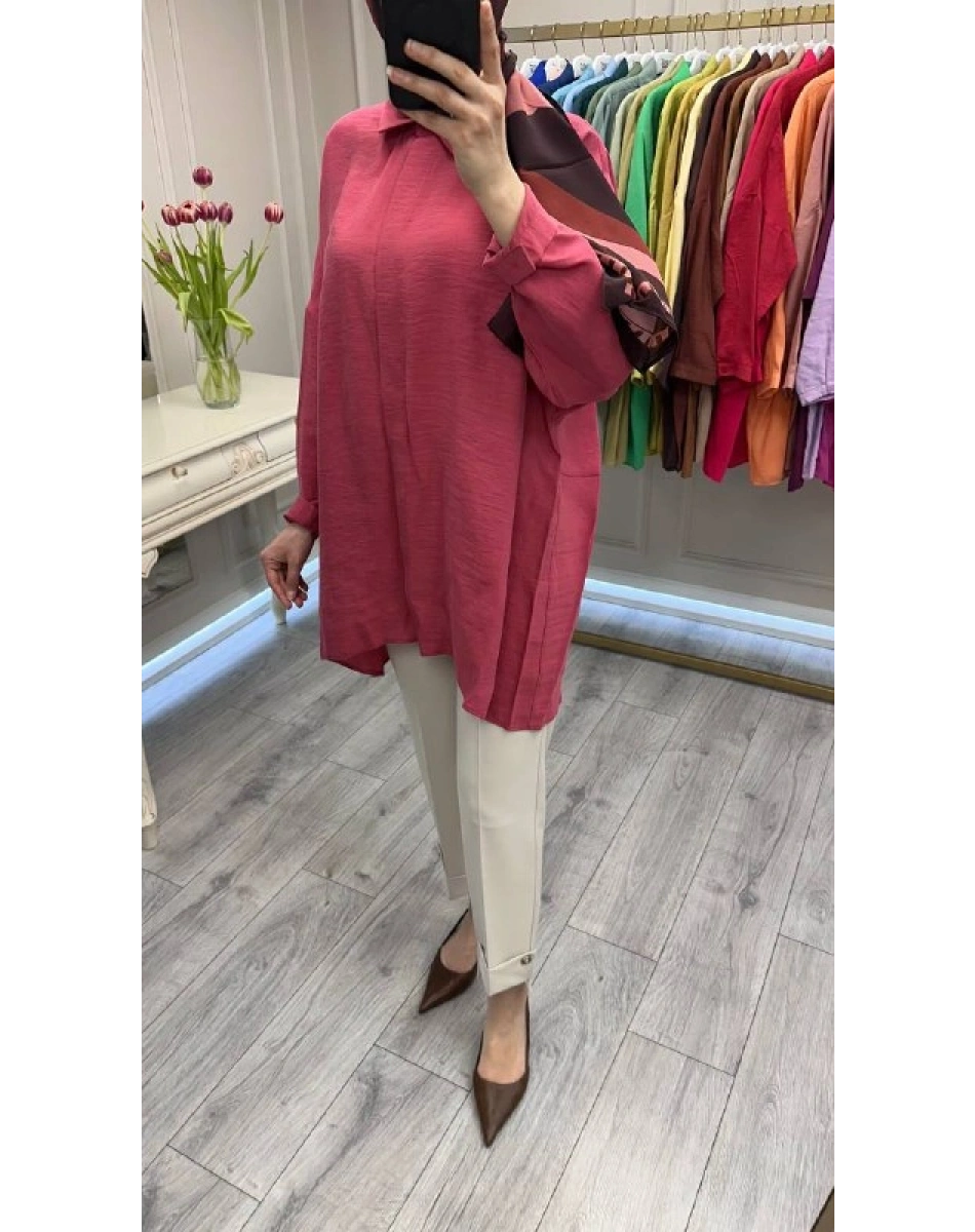 Nuss Triko 26Y3001 Red Plum Gömlek