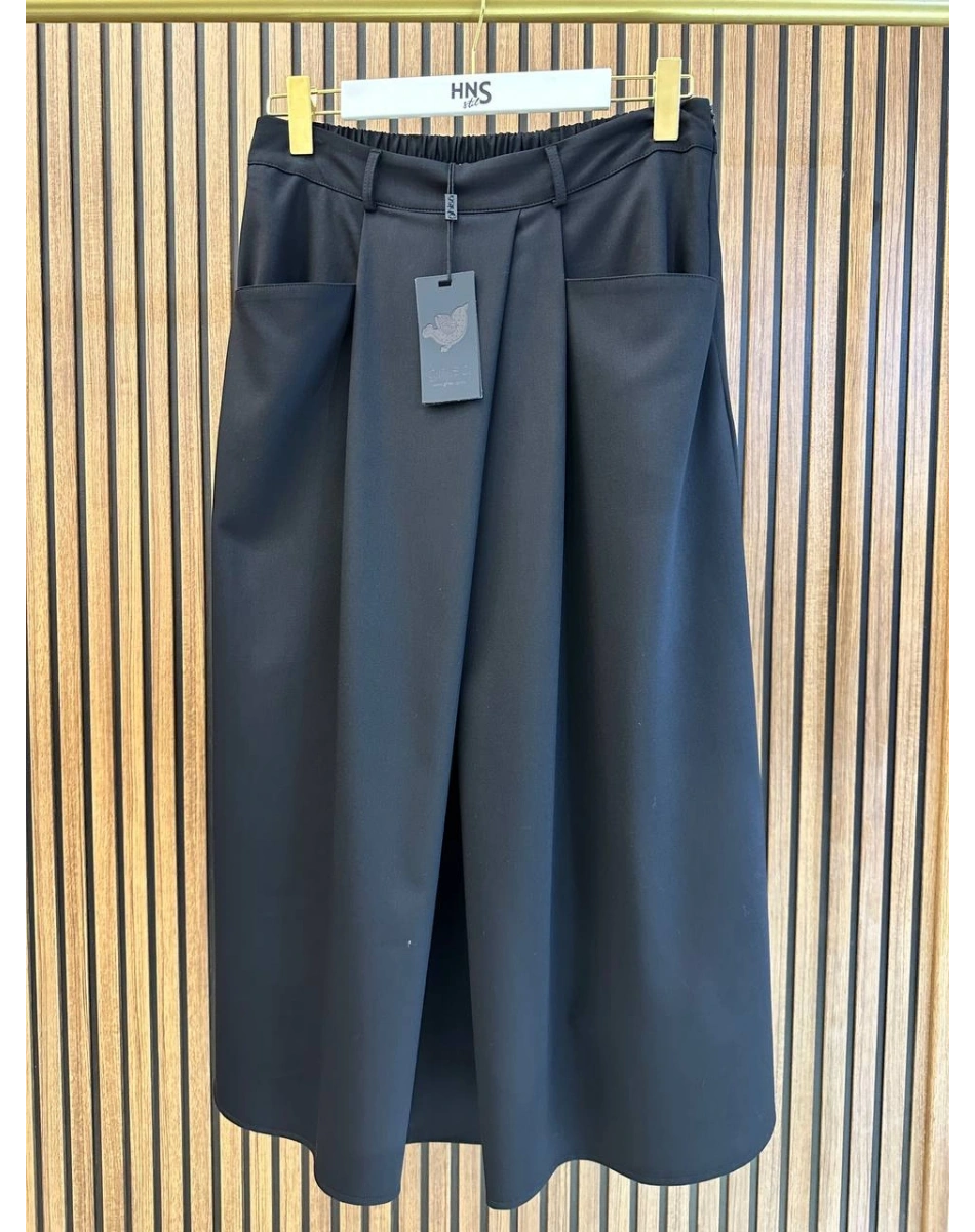 Ghisa 3610E5391 Siyah Cep Detaylı Etek