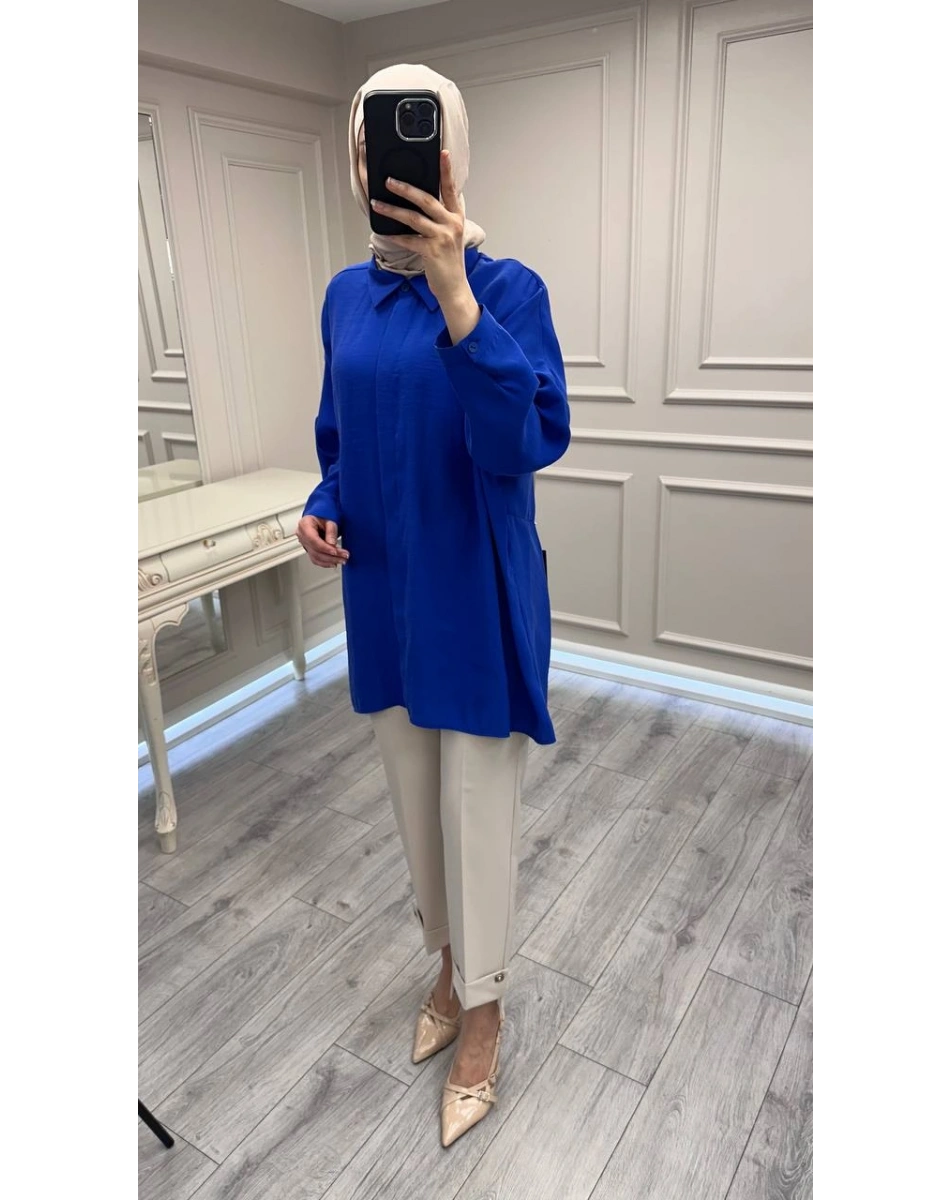 Nuss Triko 26Y3001 Napoli Blue Gömlek