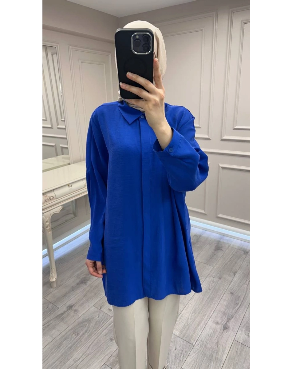 Nuss Triko 26Y3001 Napoli Blue Gömlek