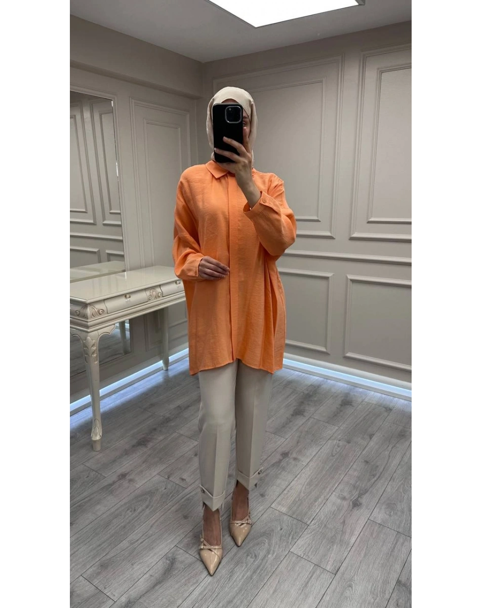 Nuss Triko 26Y3001 Mango Gömlek