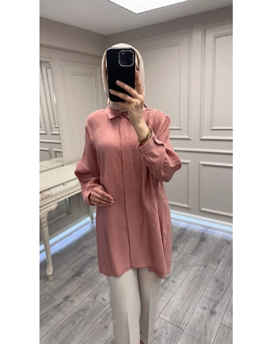 Nuss Triko 26Y3001 Nude Gömlek