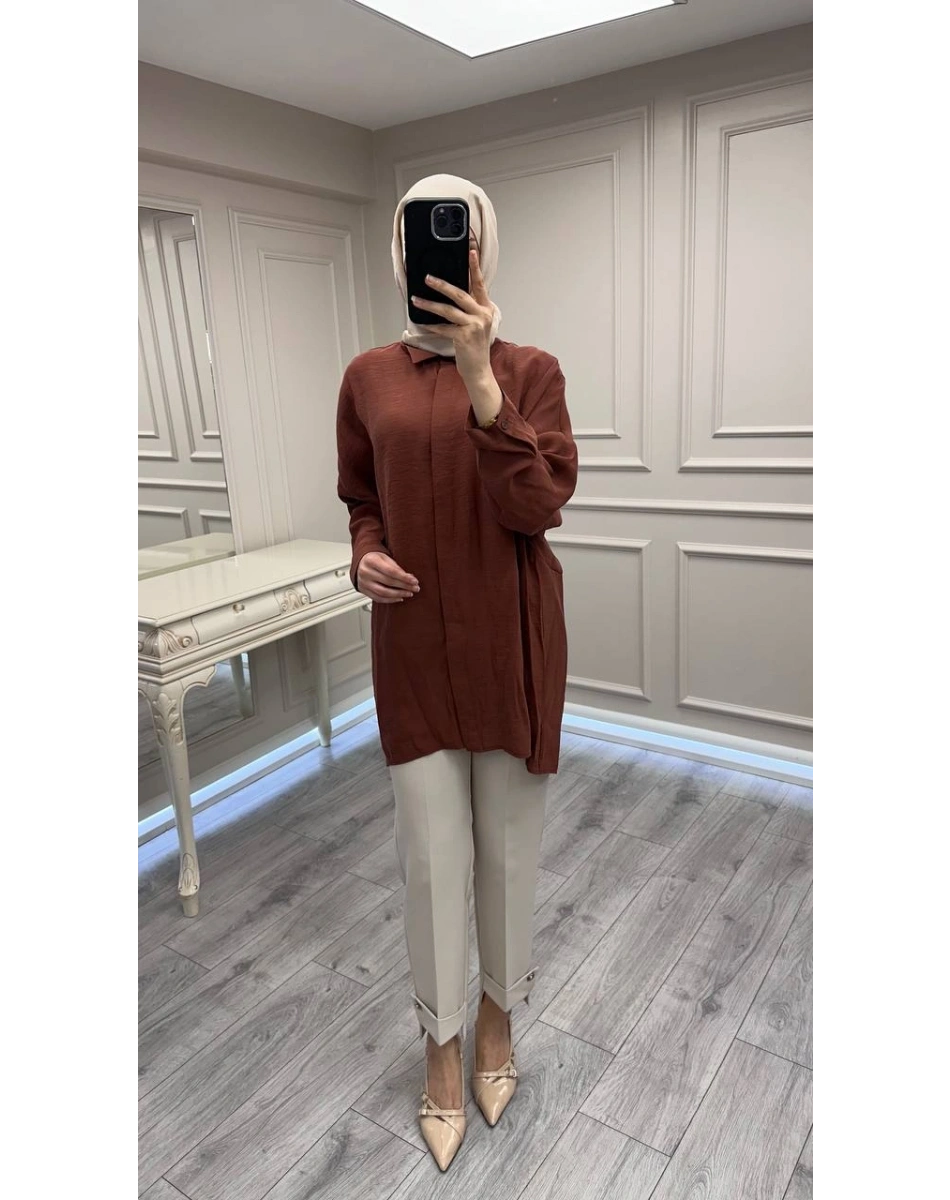 Nuss Triko 26Y3001 Krokan Gömlek