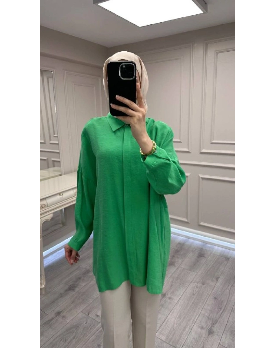 Nuss Triko 26Y3001 Benetton Gömlek