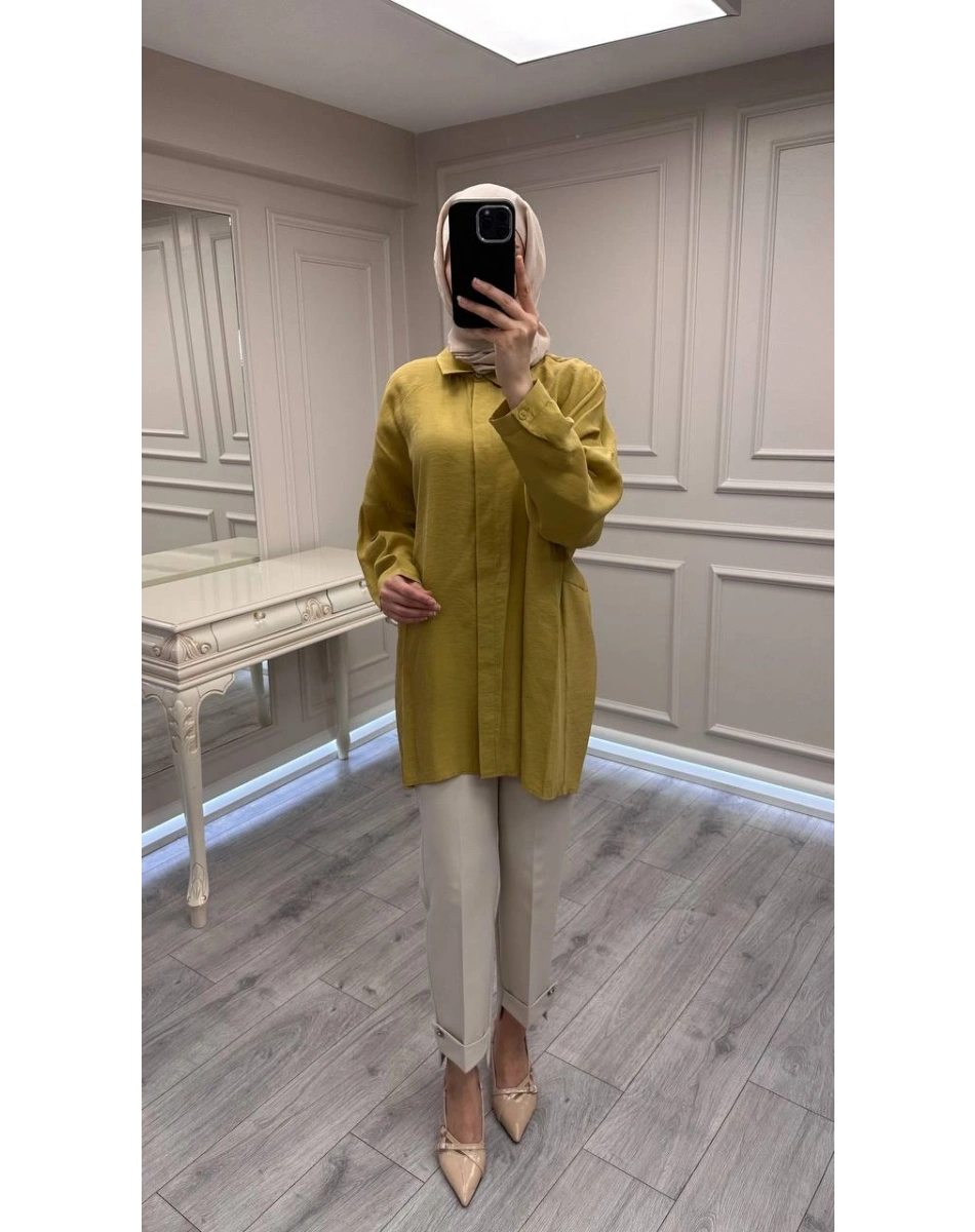 Nuss Triko 26Y3001 Amber Gömlek