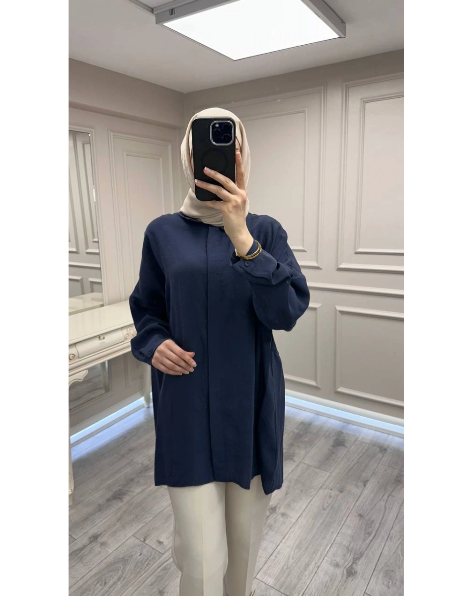 Nuss Triko 26Y3001 Navy Gömlek