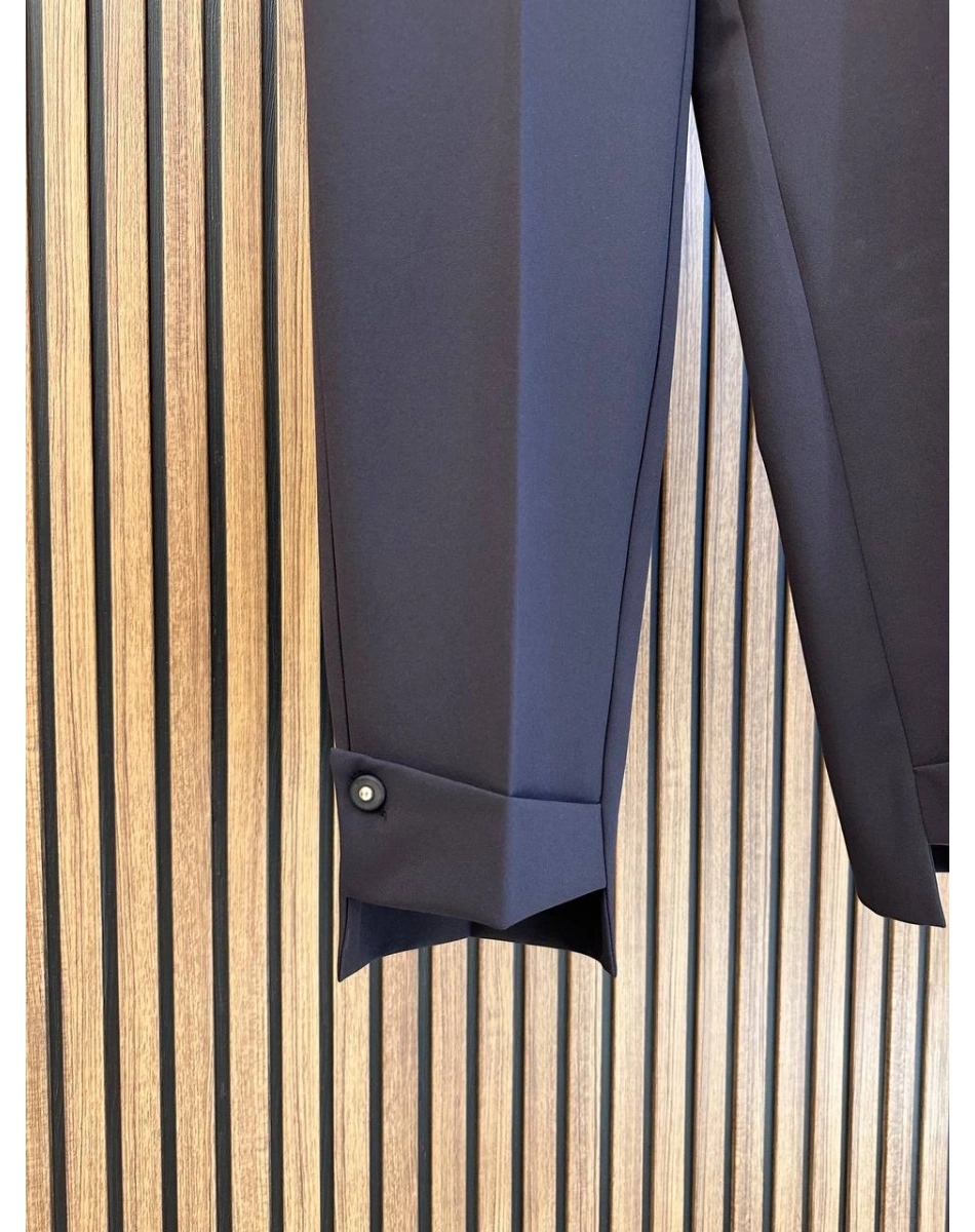 Yusuf Özdemir 26Y1624 Kahve Paçası Detaylı Pantolon