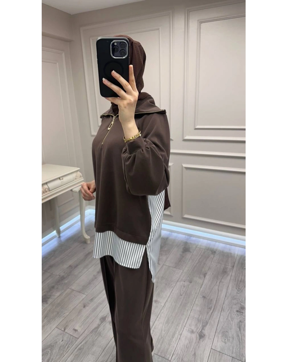 Nuss Triko 26Y1075 Kahve Takım