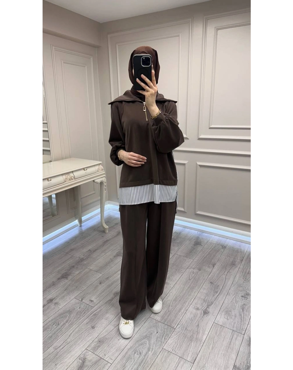 Nuss Triko 26Y1075 Kahve Takım