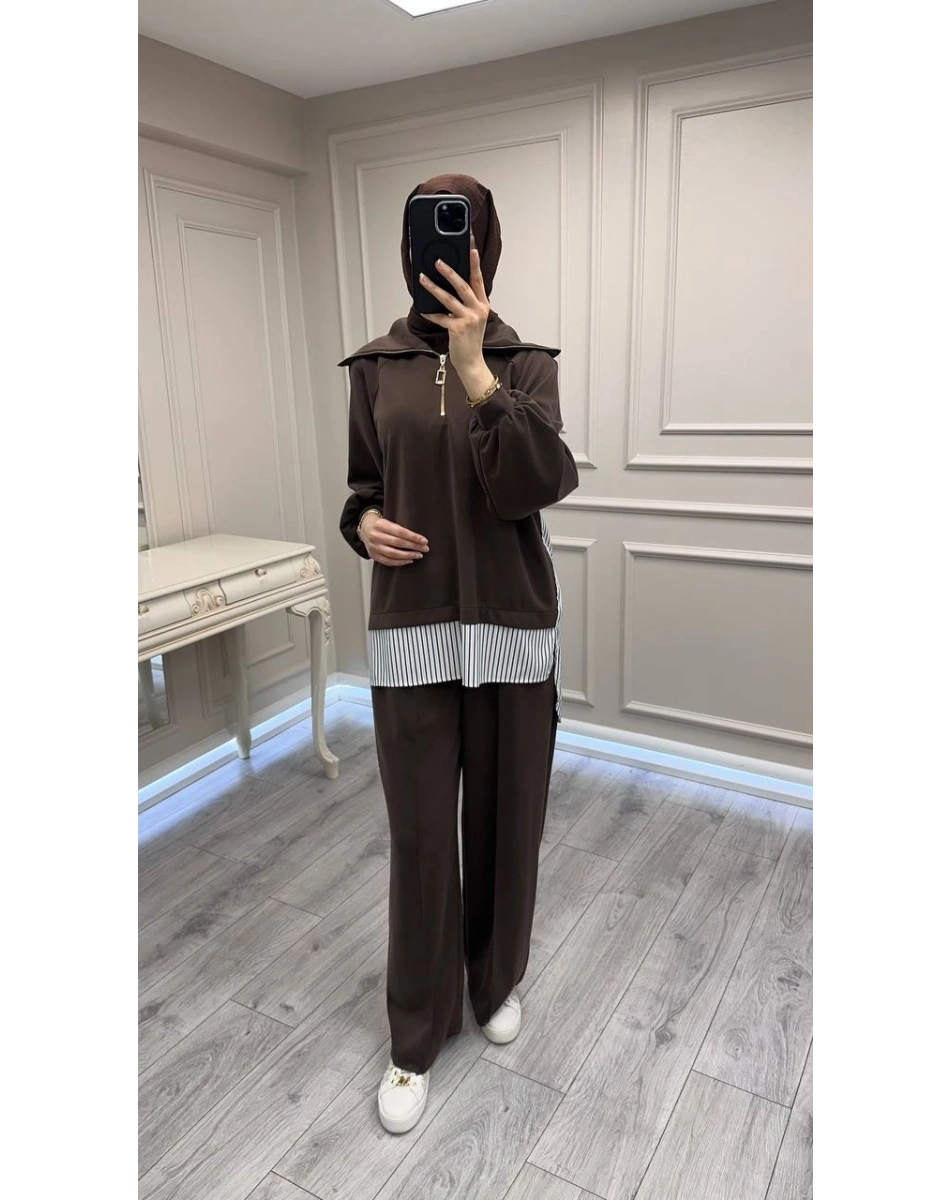 Nuss Triko 26Y1075 Kahve Takım