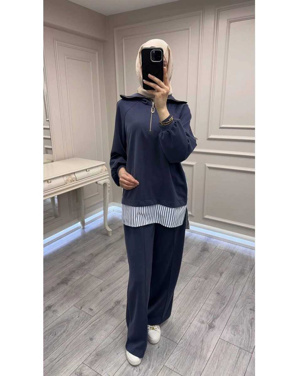 Nuss Triko 26Y1075 Lacivert Takım