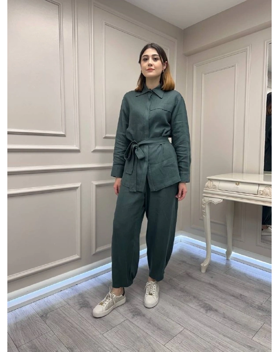 Venöve 26SSGOM0002 Yeşil Leni Takım