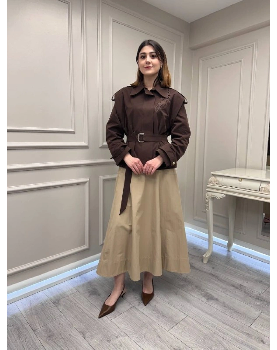 Venöve 26SSCEK0033 Kahverengi Teddy Ceket