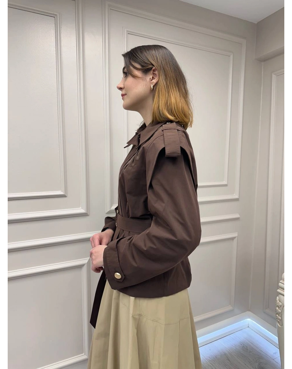 Venöve 26SSCEK0033 Kahverengi Teddy Ceket