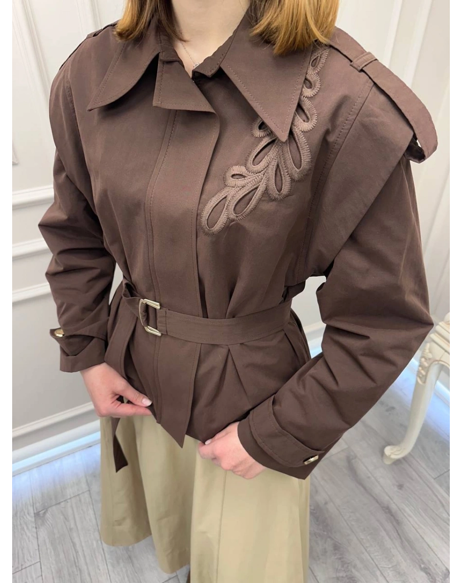 Venöve 26SSCEK0033 Kahverengi Teddy Ceket