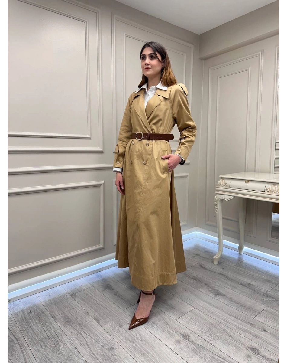 Venöve 26SSELB0009 Bej Zora Elbise