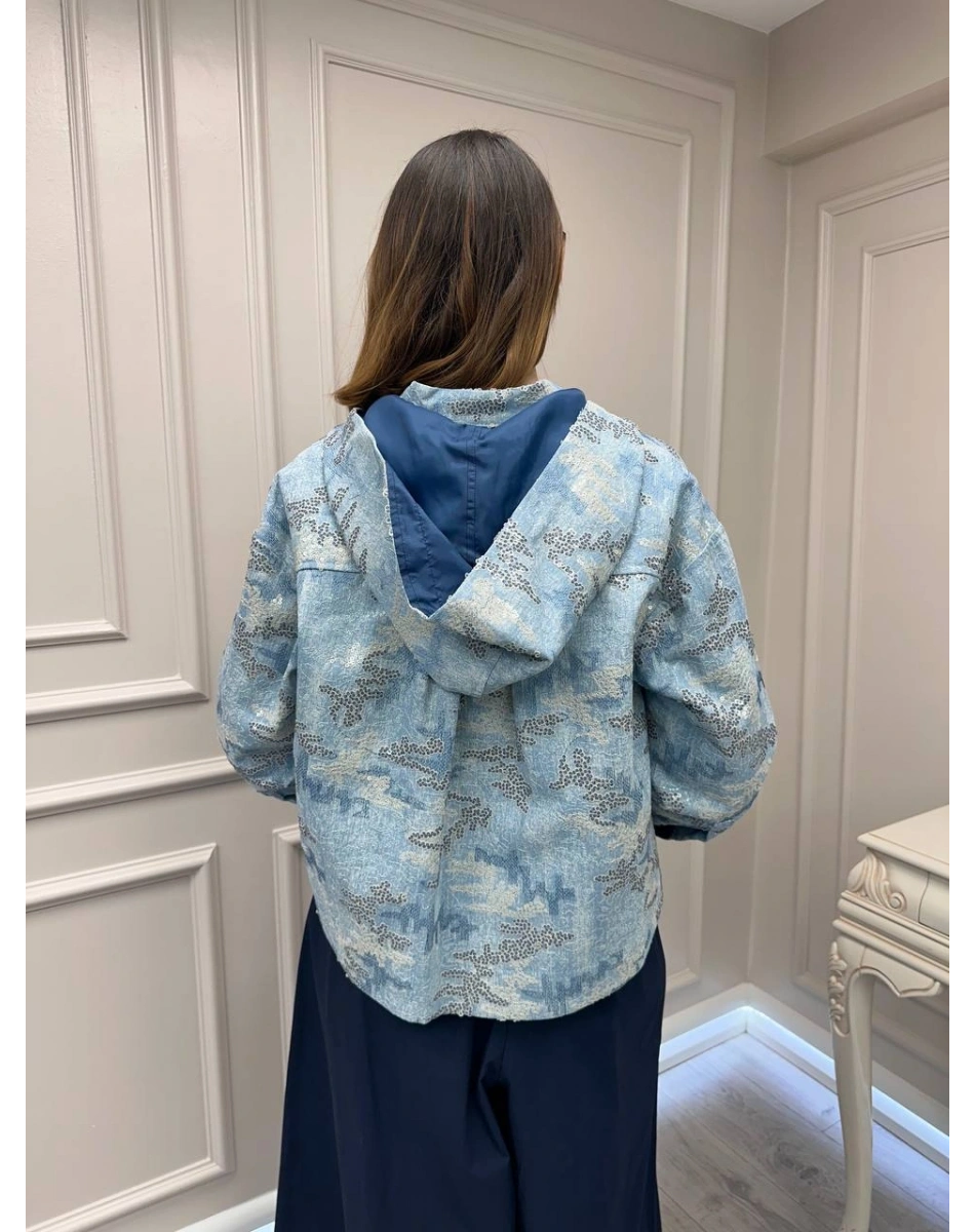 Venöve 26SSCEK0001 Mavi Anya Ceket