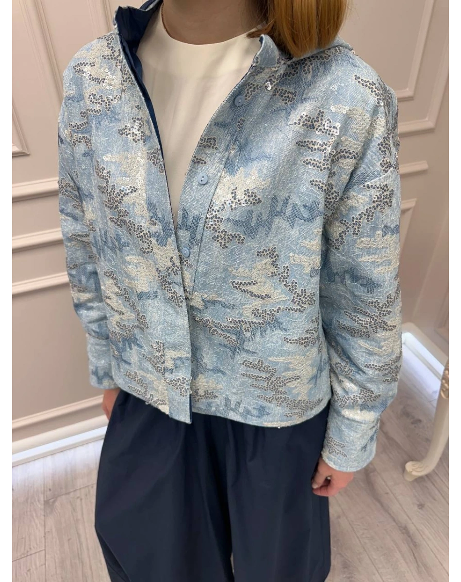 Venöve 26SSCEK0001 Mavi Anya Ceket