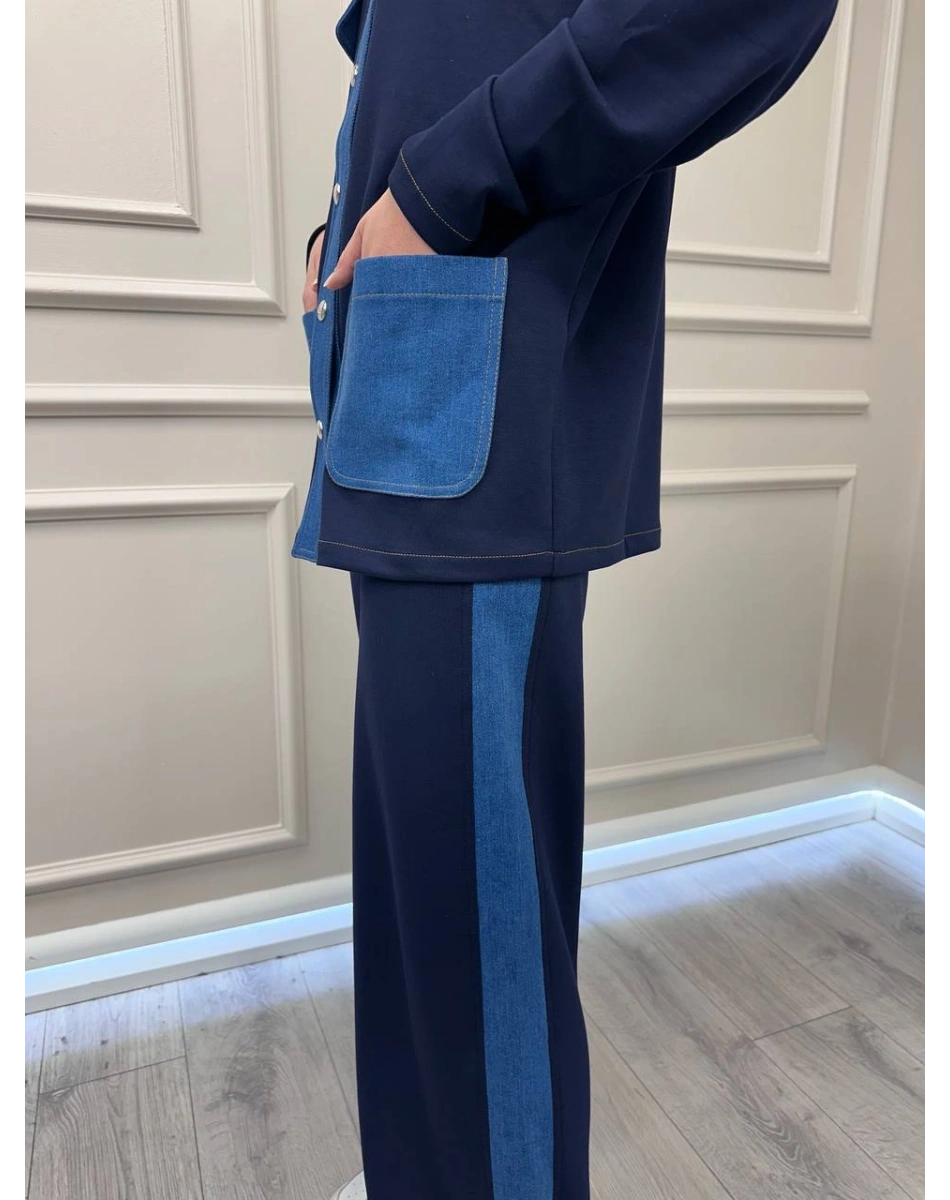 Exquise E26Y06281001 Lacivert Makena Macey Takım