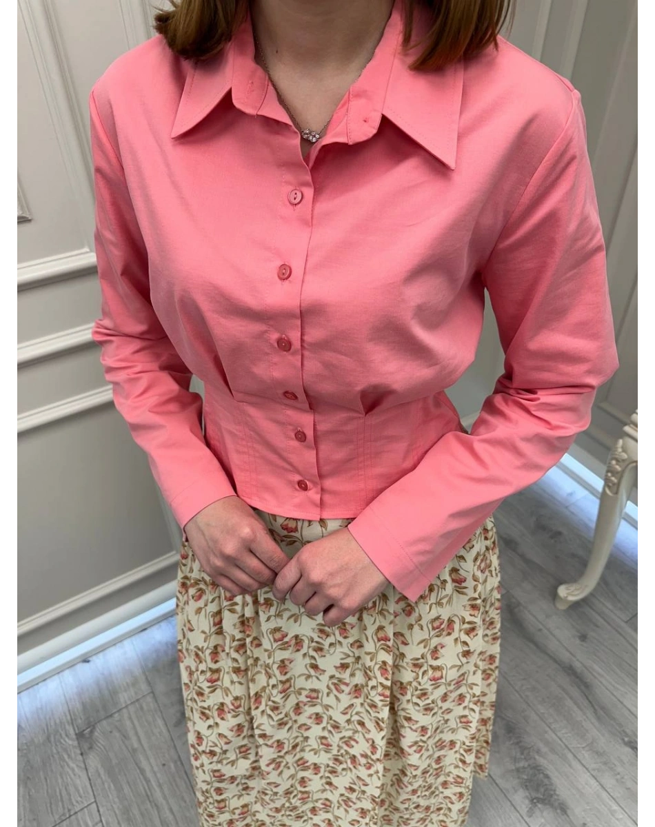 Exquise E26Y06208100 Pembe Felecia Gömlek